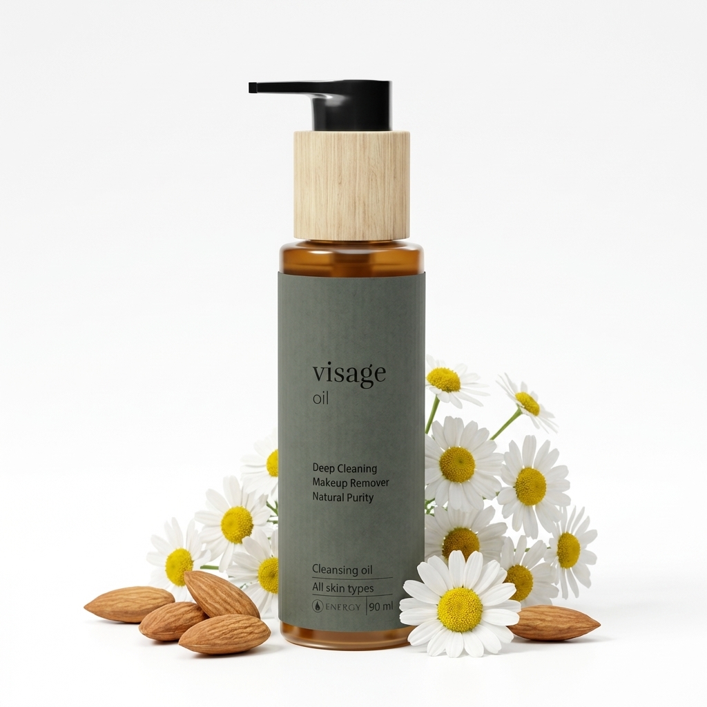 Visage oil – čisticí pleťový olej s heřmánkem a mandlovým olejem